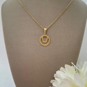 Colar balanço P no banho em ouro e prata