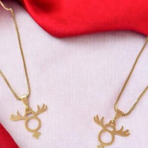 Colar Cuckquean no banho em ouro ou prata