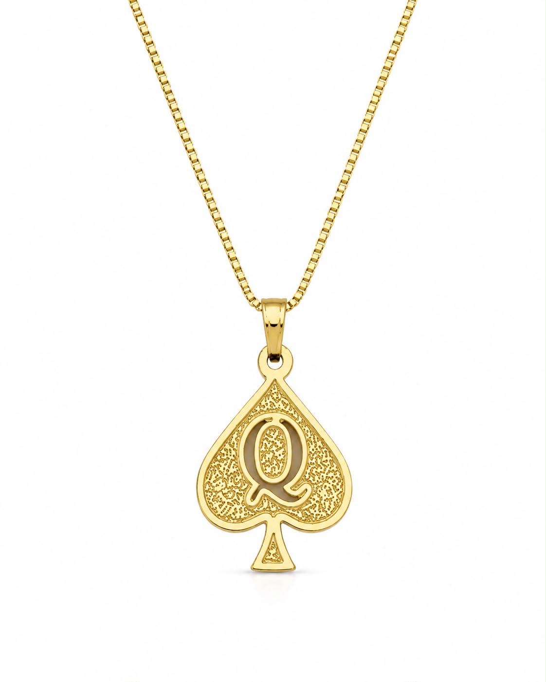 Colar Dama de Espadas no banho em ouro ou prata