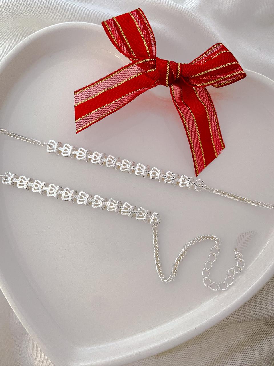 Pulseira Coroa no banho em ouro ou prata - Imagem 2