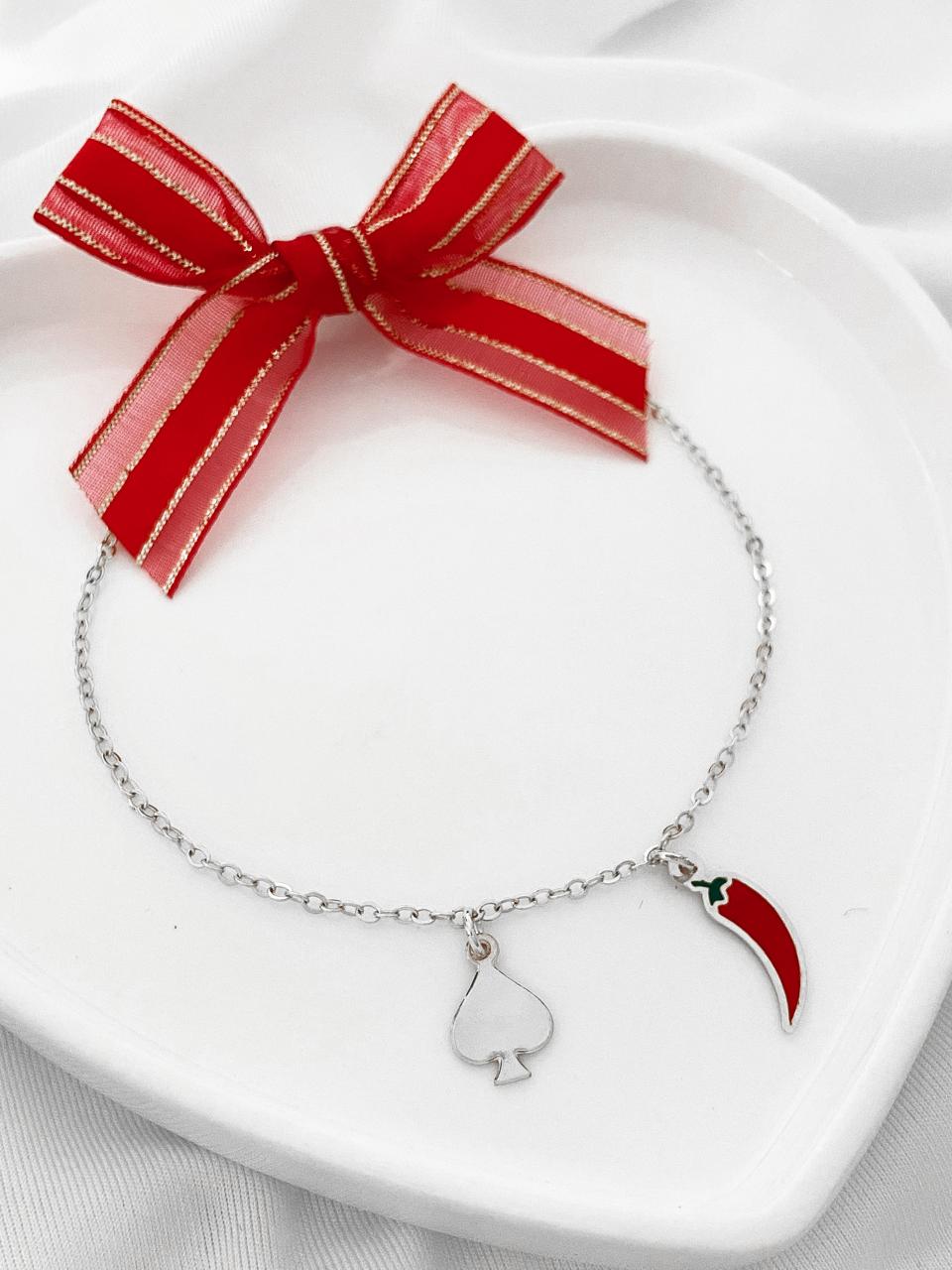 Pulseira Pimentinha com Daminha no banho em ouro ou prata - Imagem 2