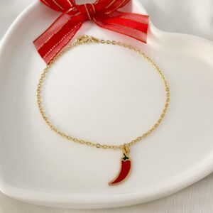 Pulseira Pimentinha no banho em ouro ou prata