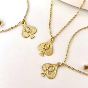 Pulseira Dama de Espadas no banho em ouro ou prata
